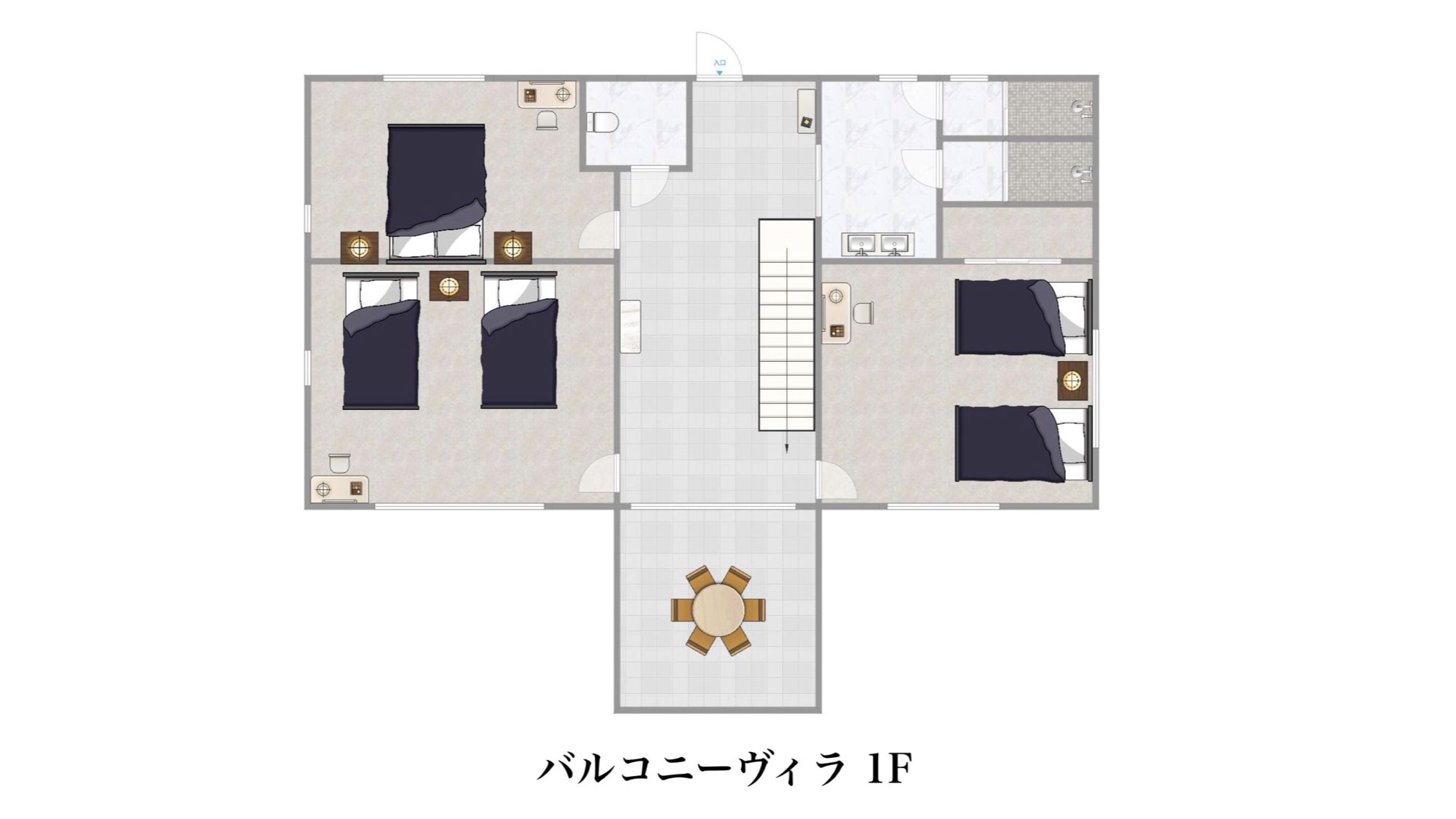 バルコニーヴィラ１F