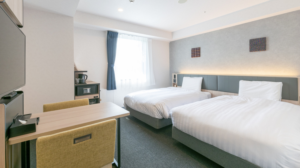 【2ベッドルーム】ツインスタンダード◆ベッド幅120cm◆広さ22平米