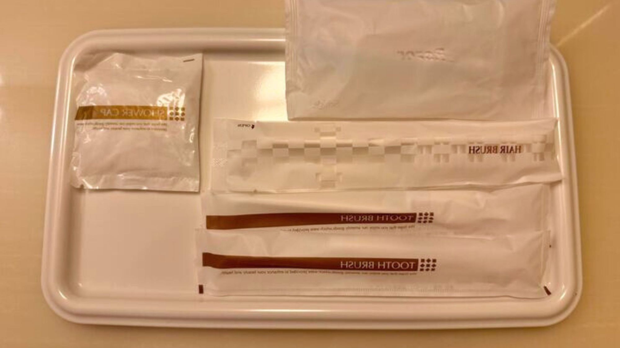 フロントでお選びいただき、お部屋へお持ちいただくアメニティ