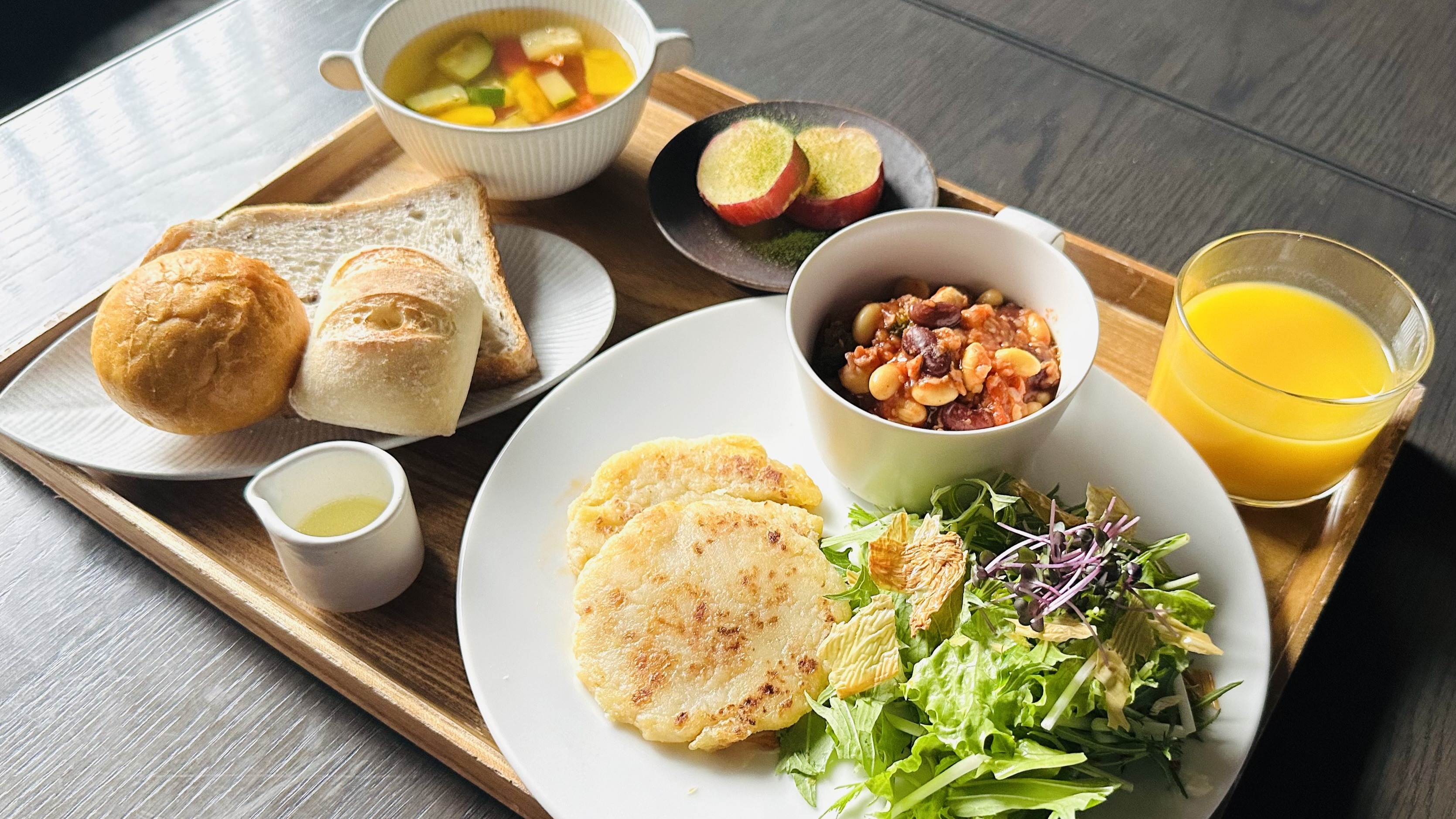 朝食　／　ビーガン対応