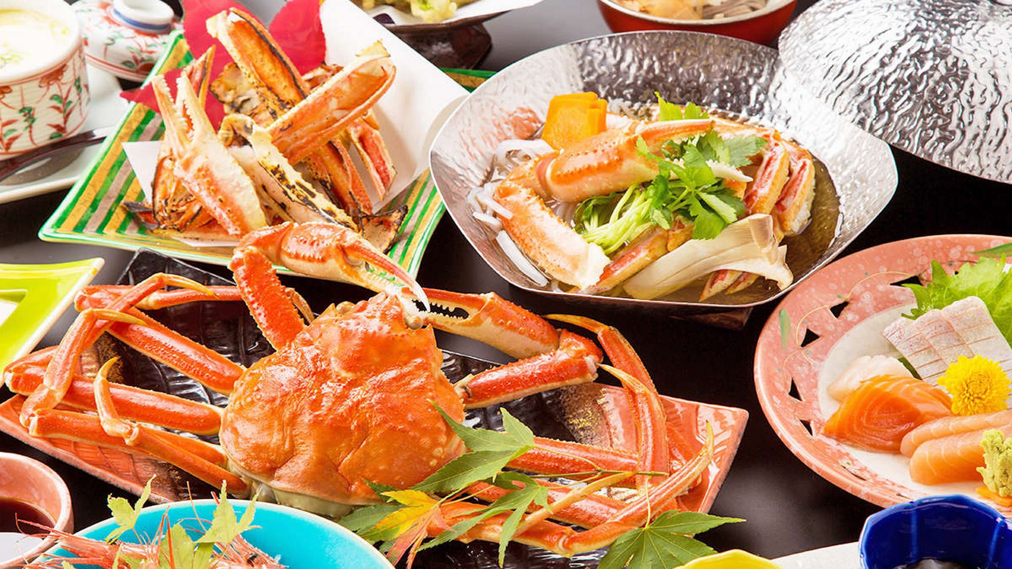 茹で・焼き・鍋でかに三昧! ※イメージ