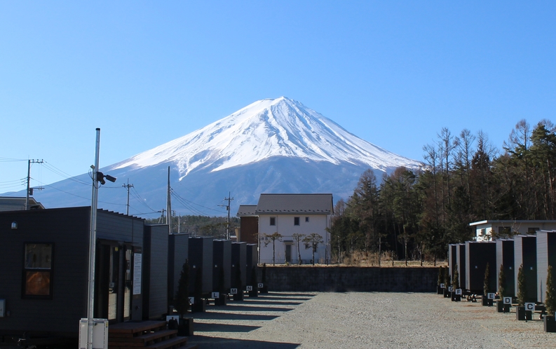 施設内から富士山が望めます。
