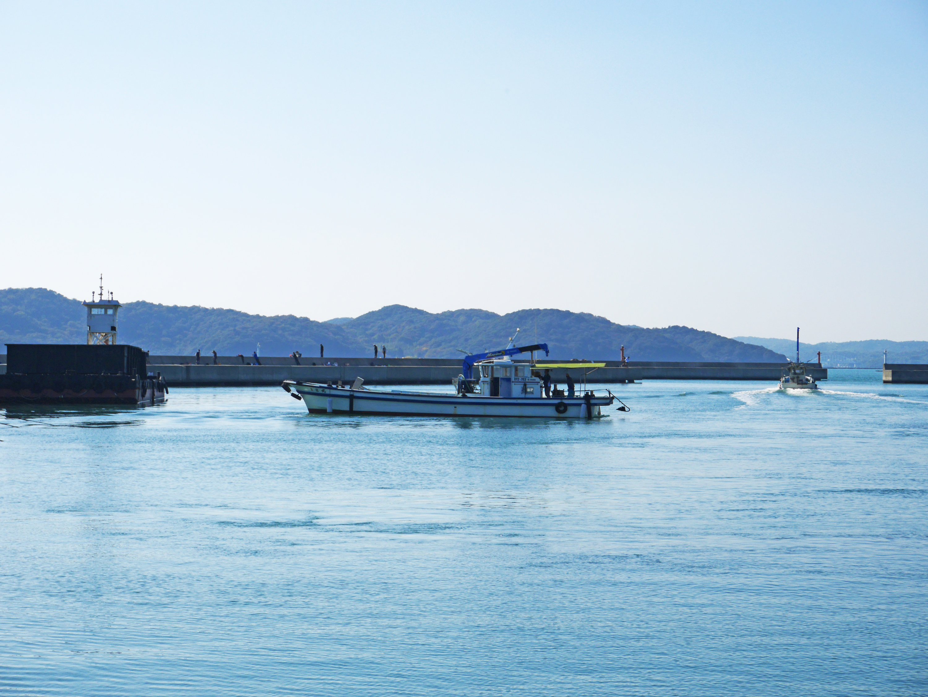 頭島港から