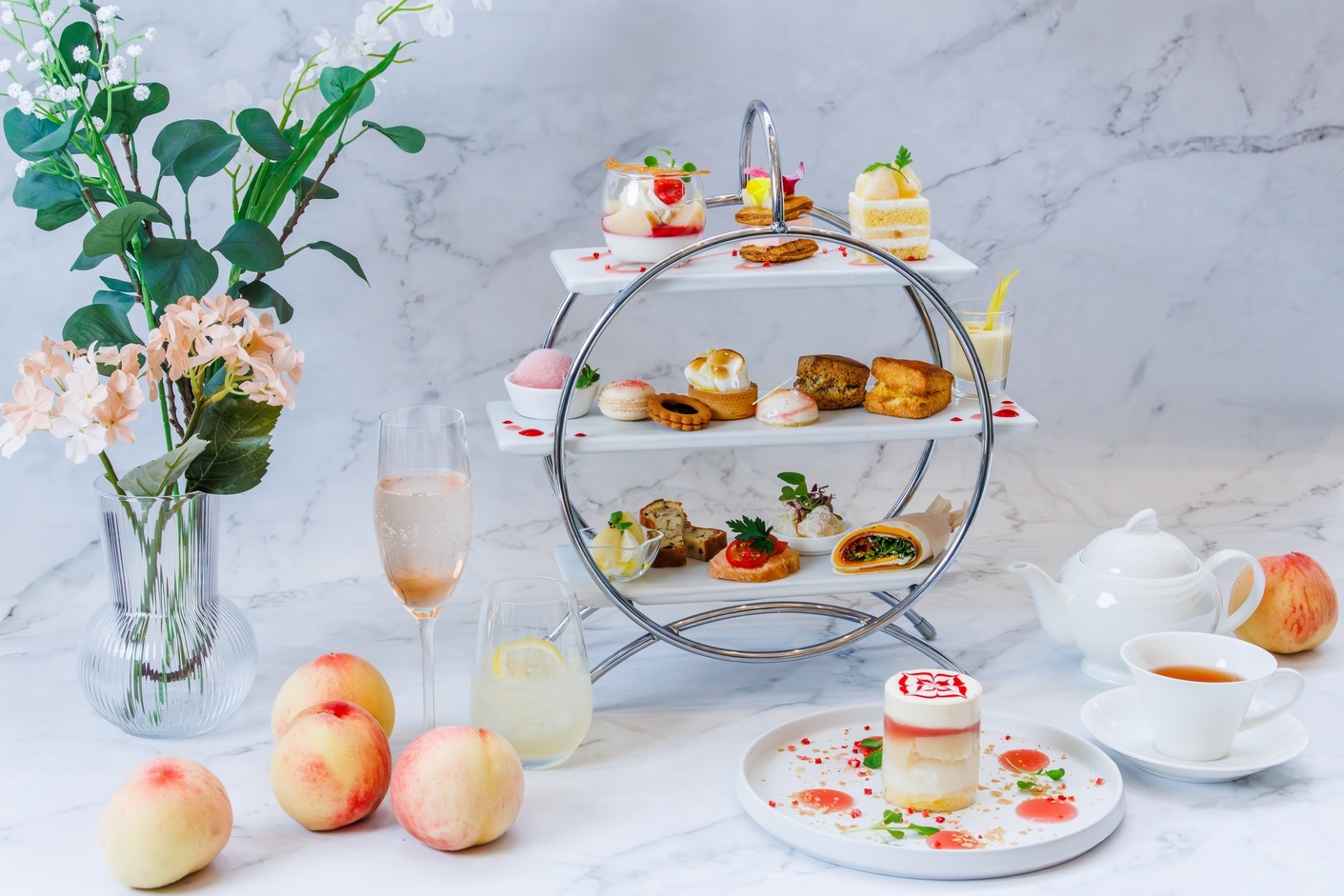 【プラン限定】季節のモクテルプレゼント！　季節を感じるアフタヌーンティー付プラン（素泊り）
