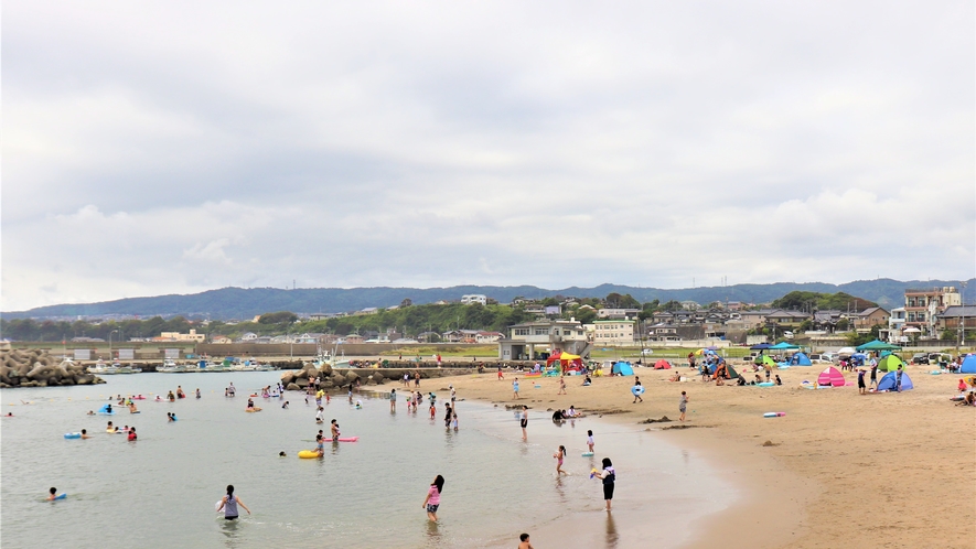 茨城県を代表する人気の河原子海水浴場は快水浴場百選にも選ばれています。