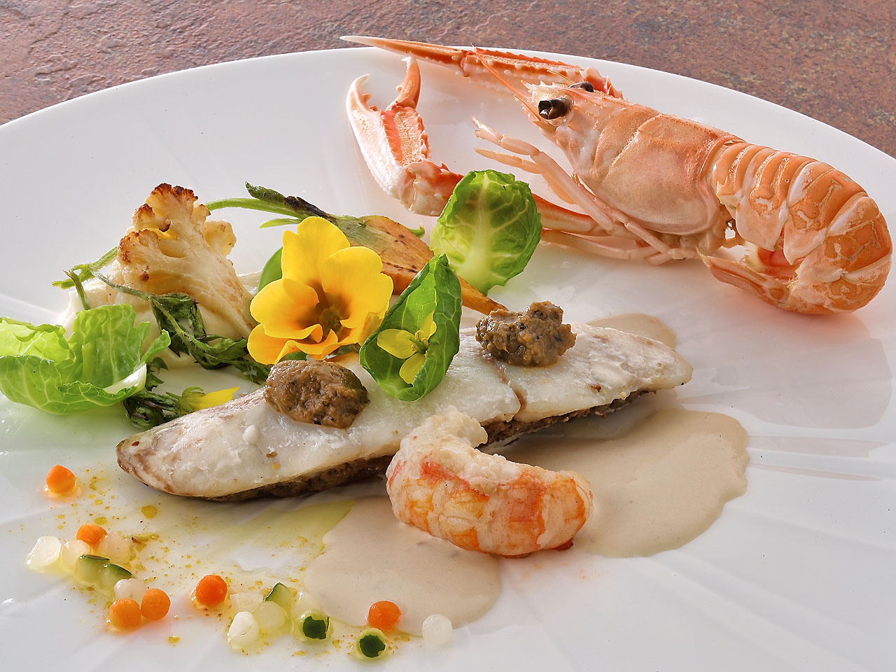 【冬】向瀧オリジナル料理 季節の限定山海の饗宴【2食付き】