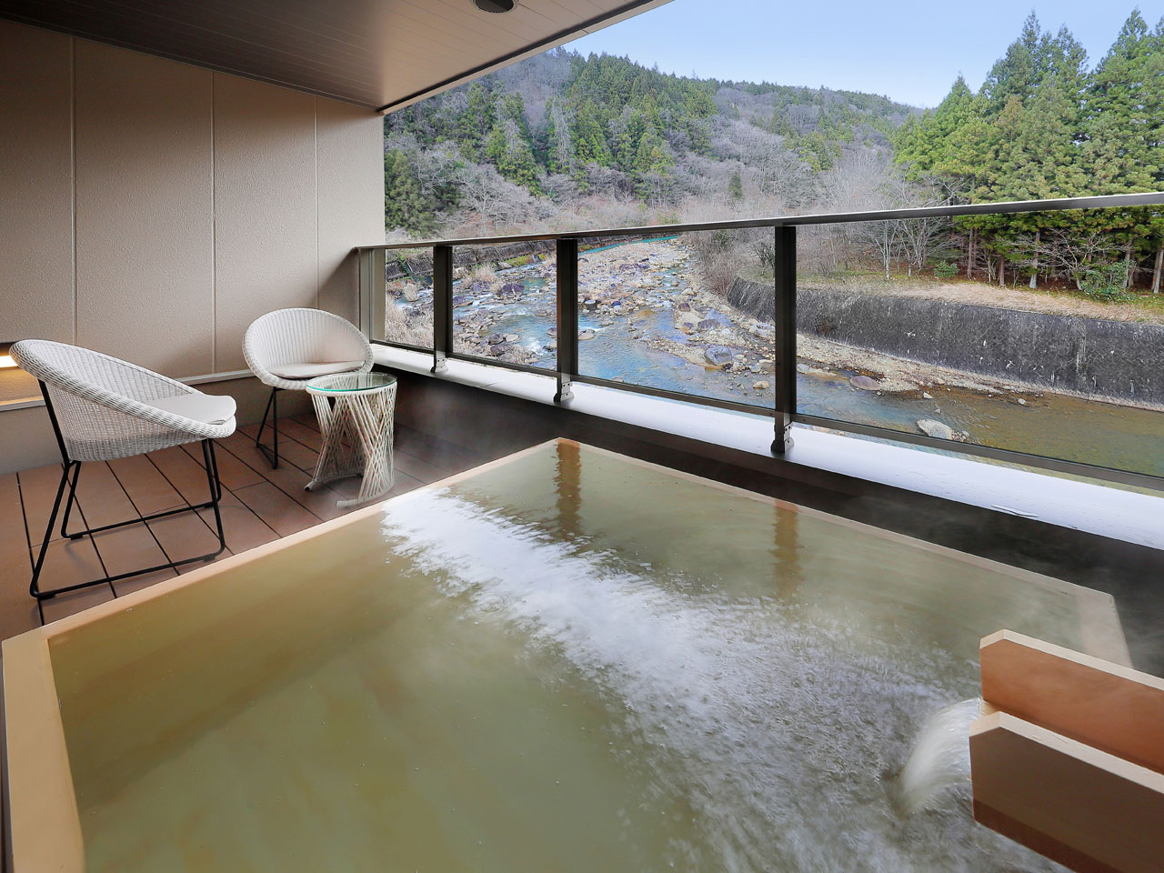 檜露天風呂付き98㎡和モダンプレミアムスイート