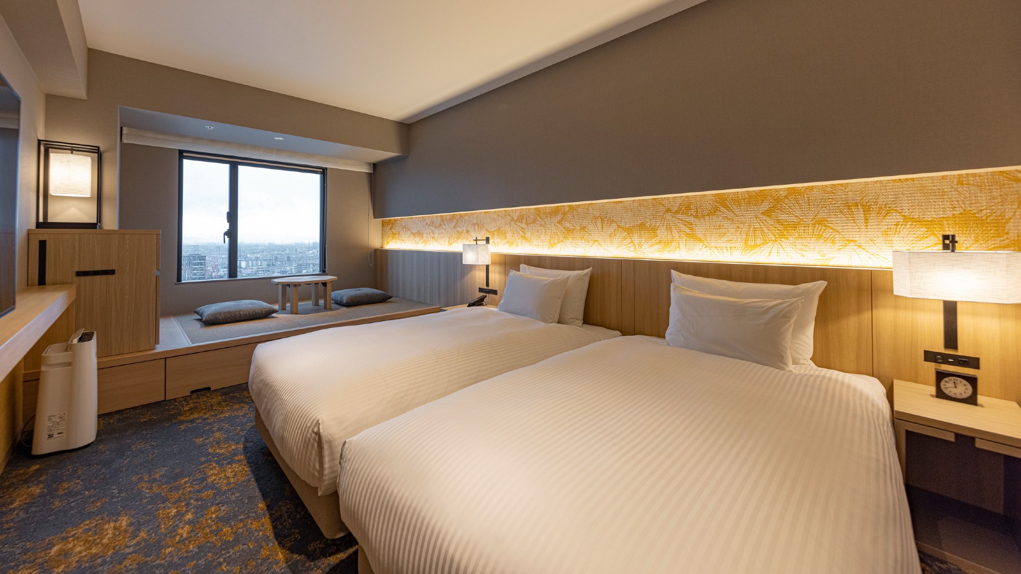 【デラックスツイン和-NAGOMI-】[30～32㎡/洗い場付きバス] 