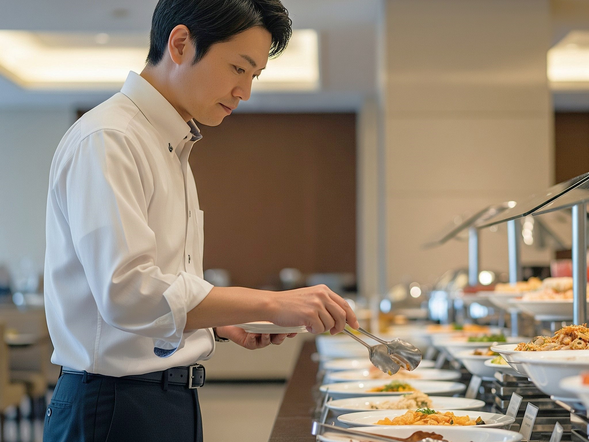 気分に合わせて選べるビュッフェスタイルです