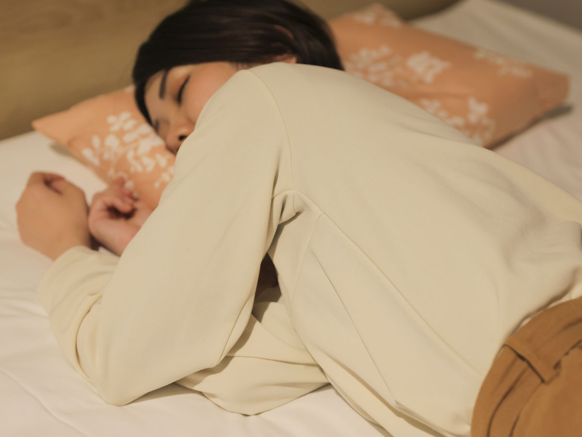 女性の身体にフィットしてぐっすりをサポート