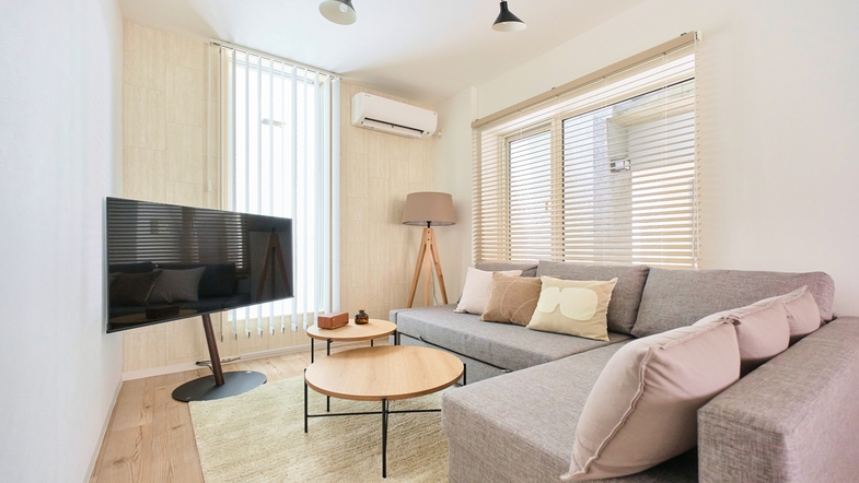 【1泊】素泊まりプラン ホテルより広々、家具家電つきのオシャレなお部屋でゆったり暮らすように泊まる