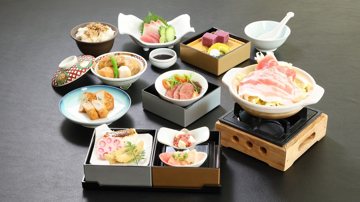  郷土味巡り会席一例