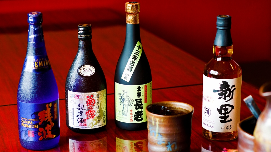 【選べる夕食-あまわり】[徒歩3分]沖縄の地酒"泡盛”も豊富に揃っています♪