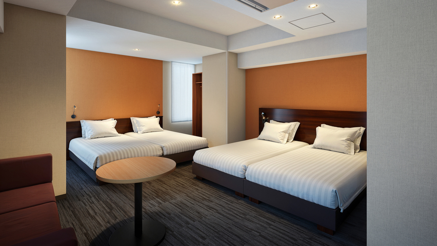 【4ベッドルーム】ファミリールーム◆ベッド幅110cm◆広さ31平米