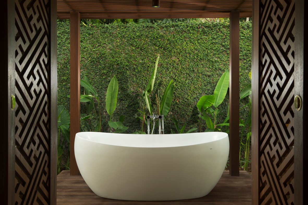 1ベットルームプールヴィラ(400平米) バスタブ　一例