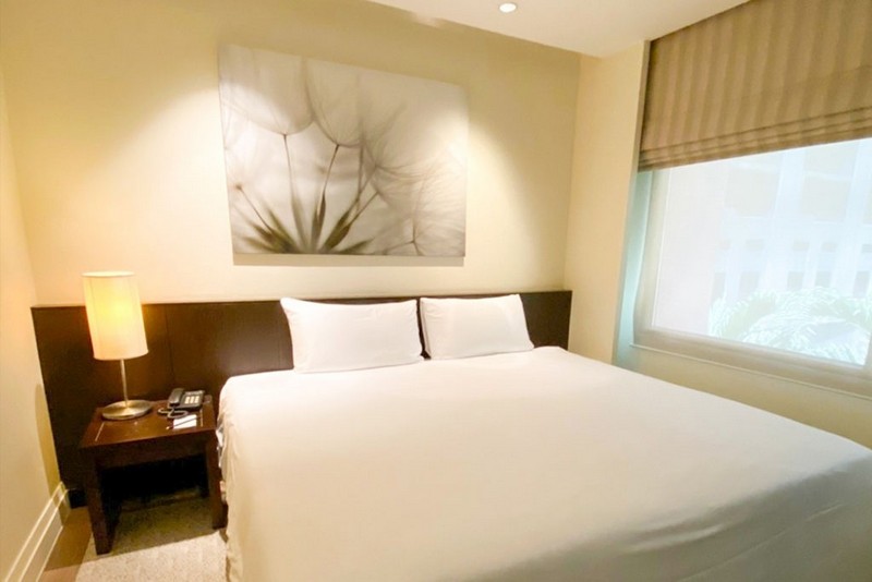 1ベッドルームジュニアスイート　キングベッド1台