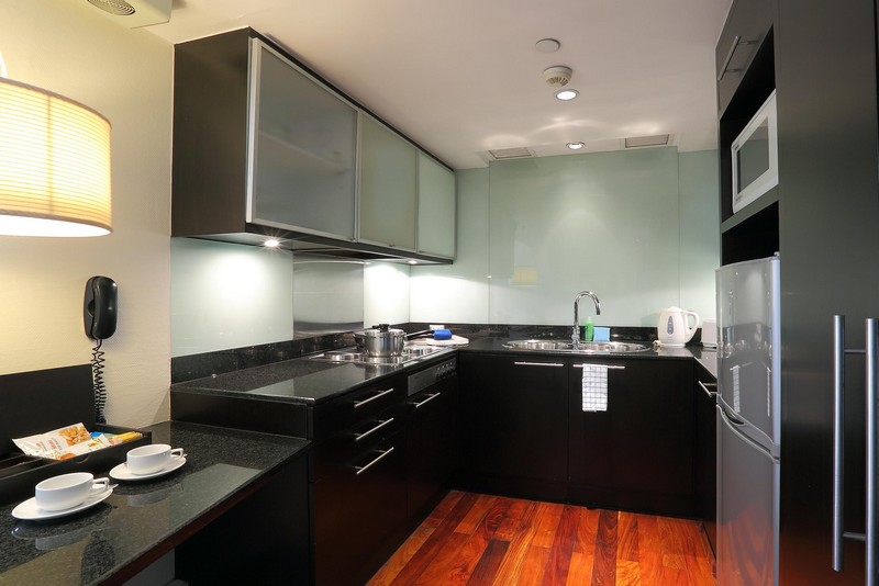 1ベッドルームプレミアスイート　キッチンエリア