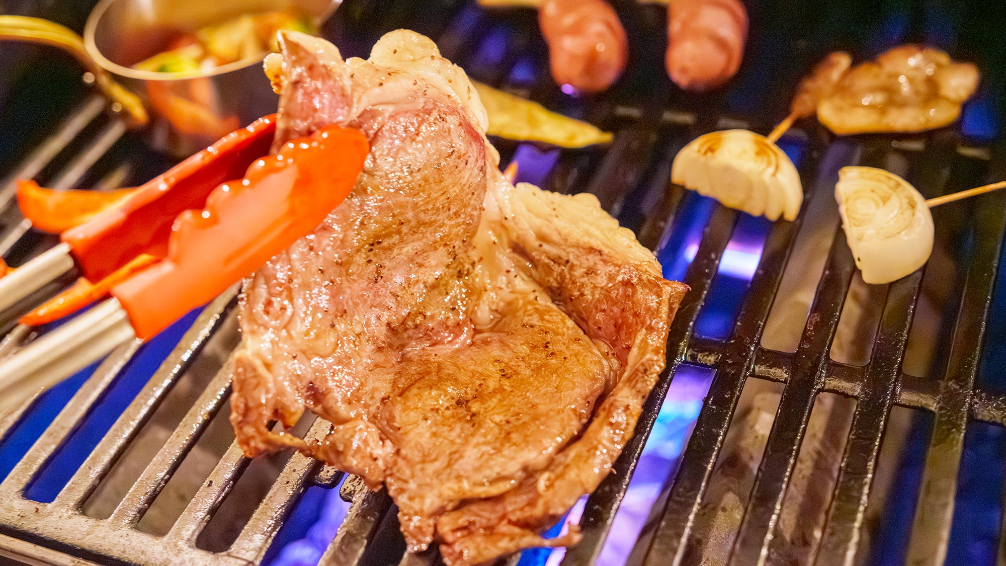 【夕食】コース仕立てのBBQ・一例