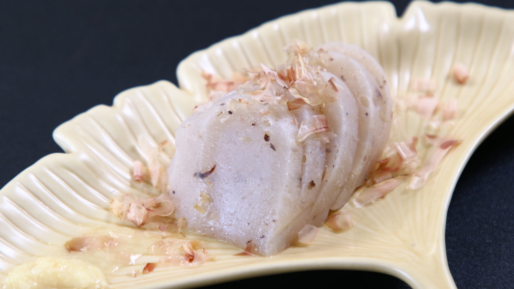 【夕食一例】里山料理の刺しこんにゃく*