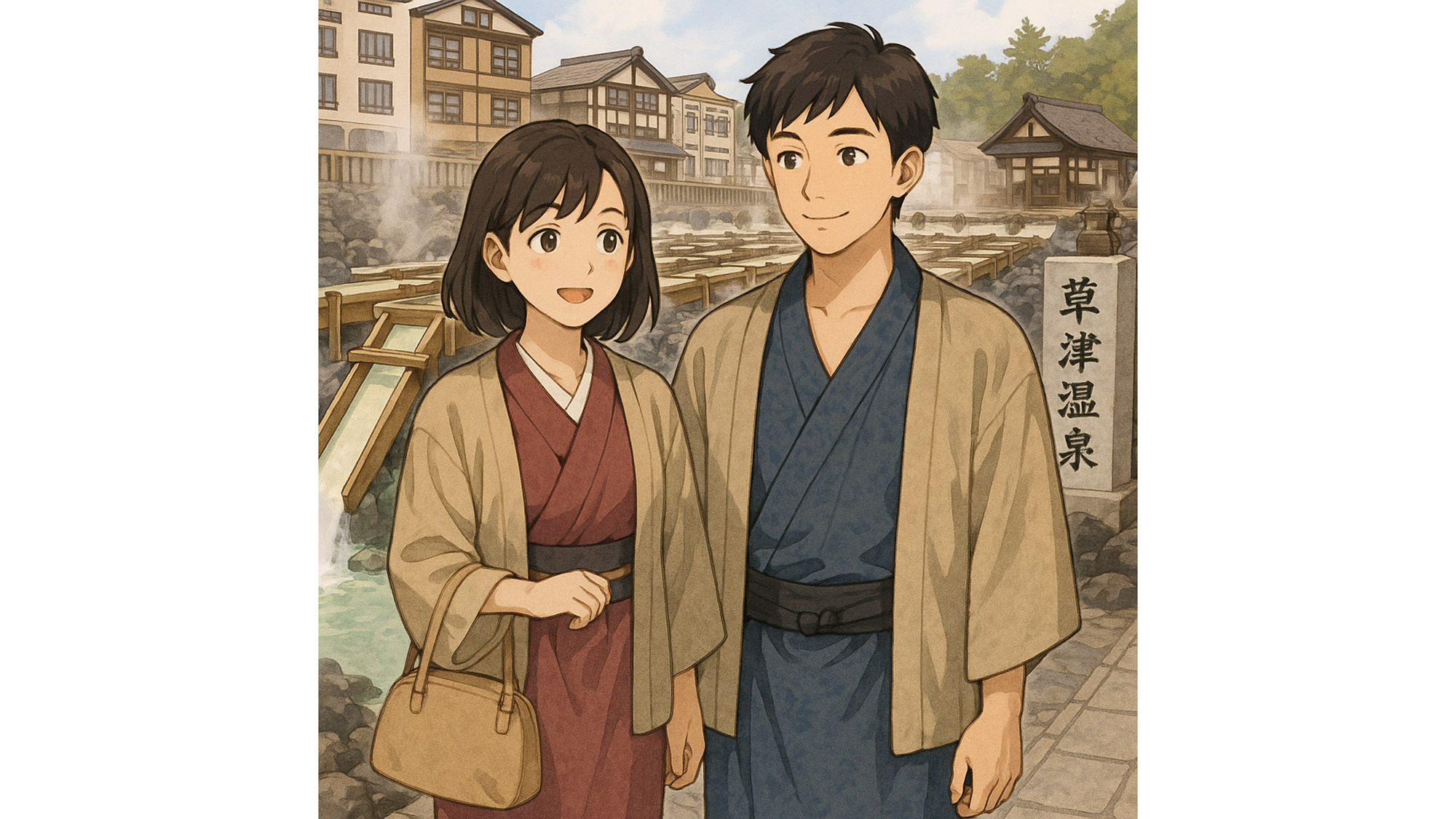 【カップル限定】シャンパンで乾杯♪ふたりきりで過ごす草津温泉旅＜貸切風呂半額＞