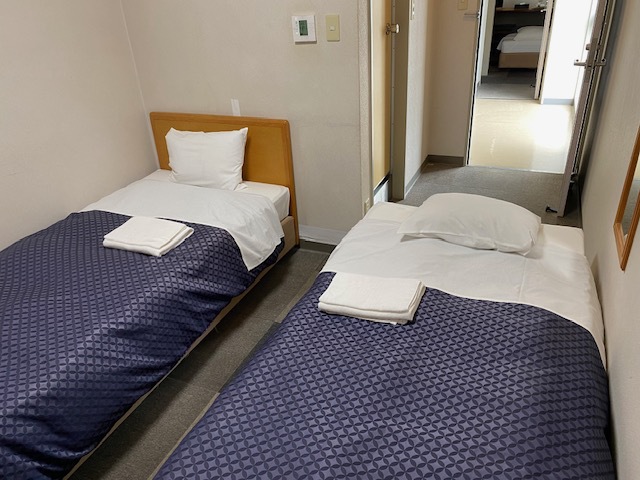◇禁煙コンパクトツイン◇（シングルルームにベッド２台イメージ