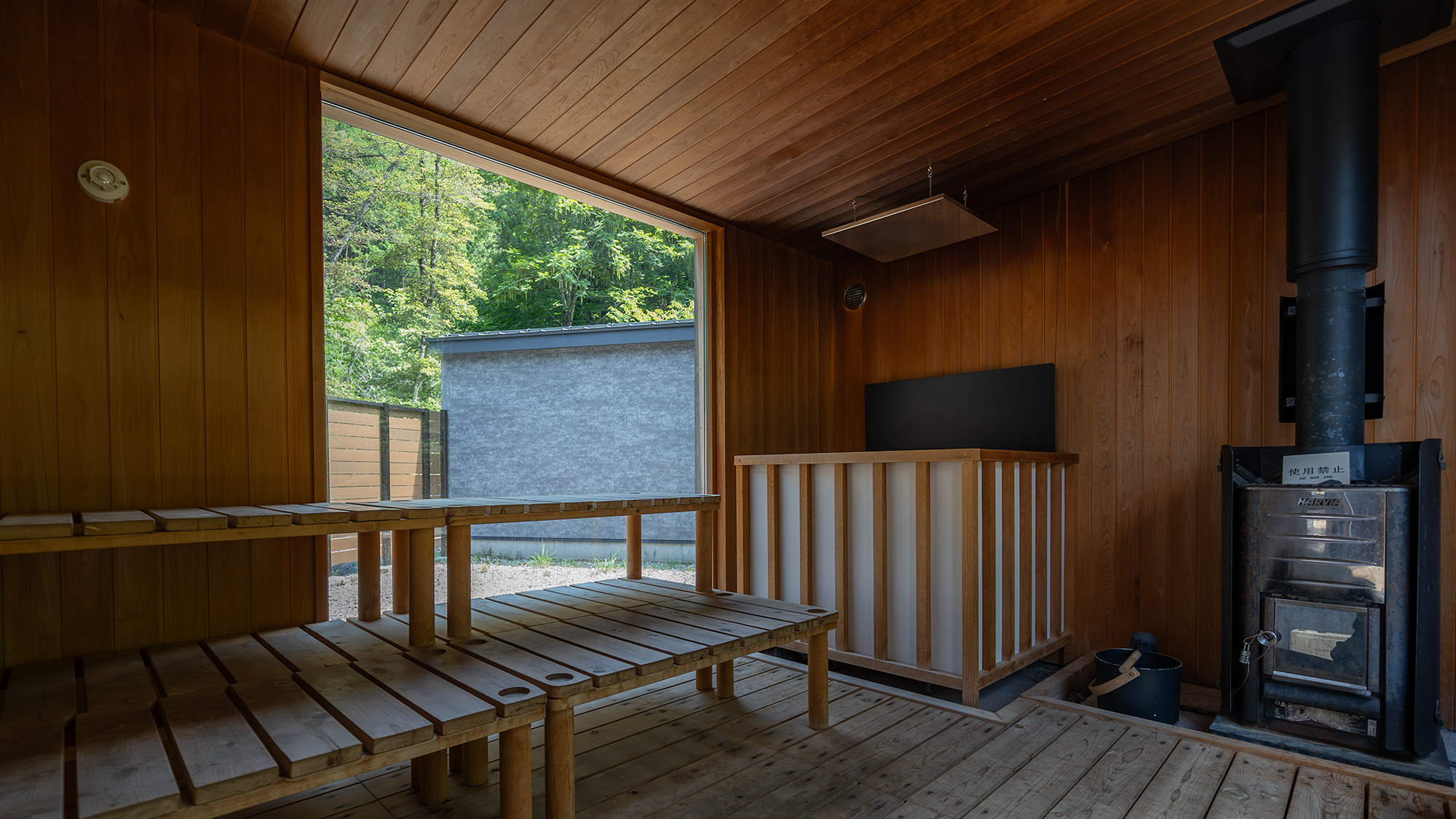 サウナ内