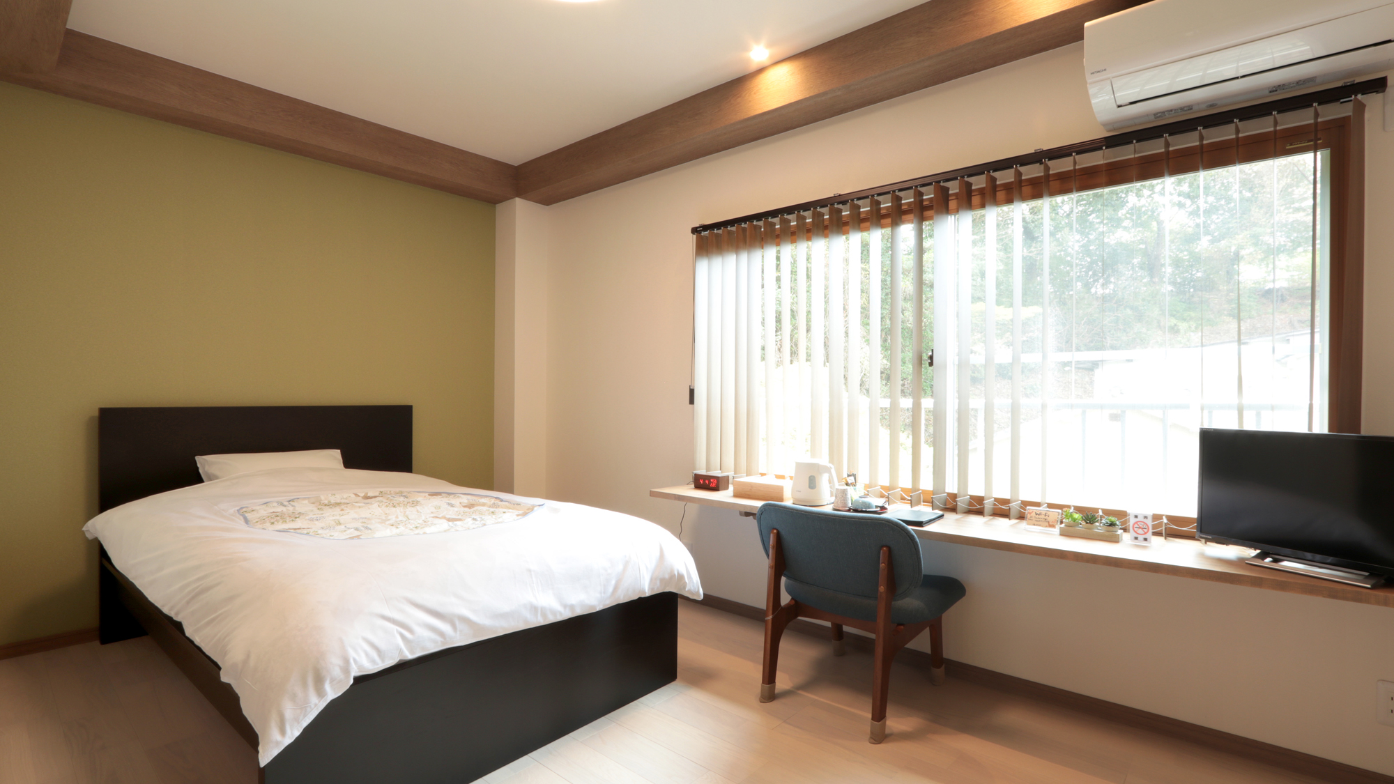 【洋室シングル-月】ベッドルームをご希望の方におすすめです（3階）