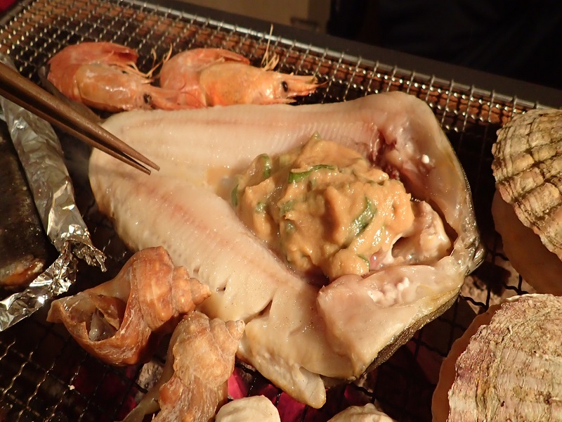 利尻島で楽しめる地元の新鮮な海鮮BBQ