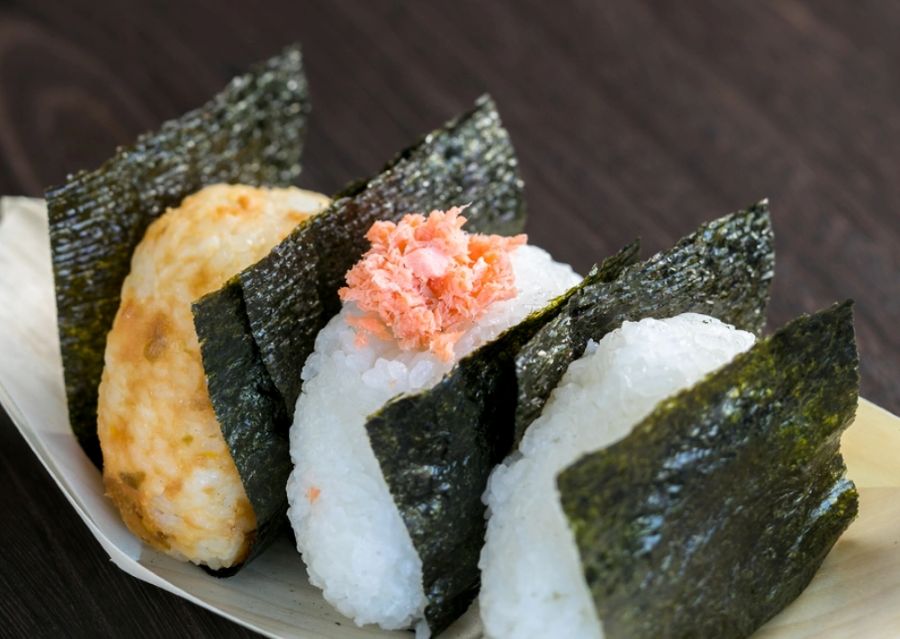 かわばんちのおにぎり（一例）