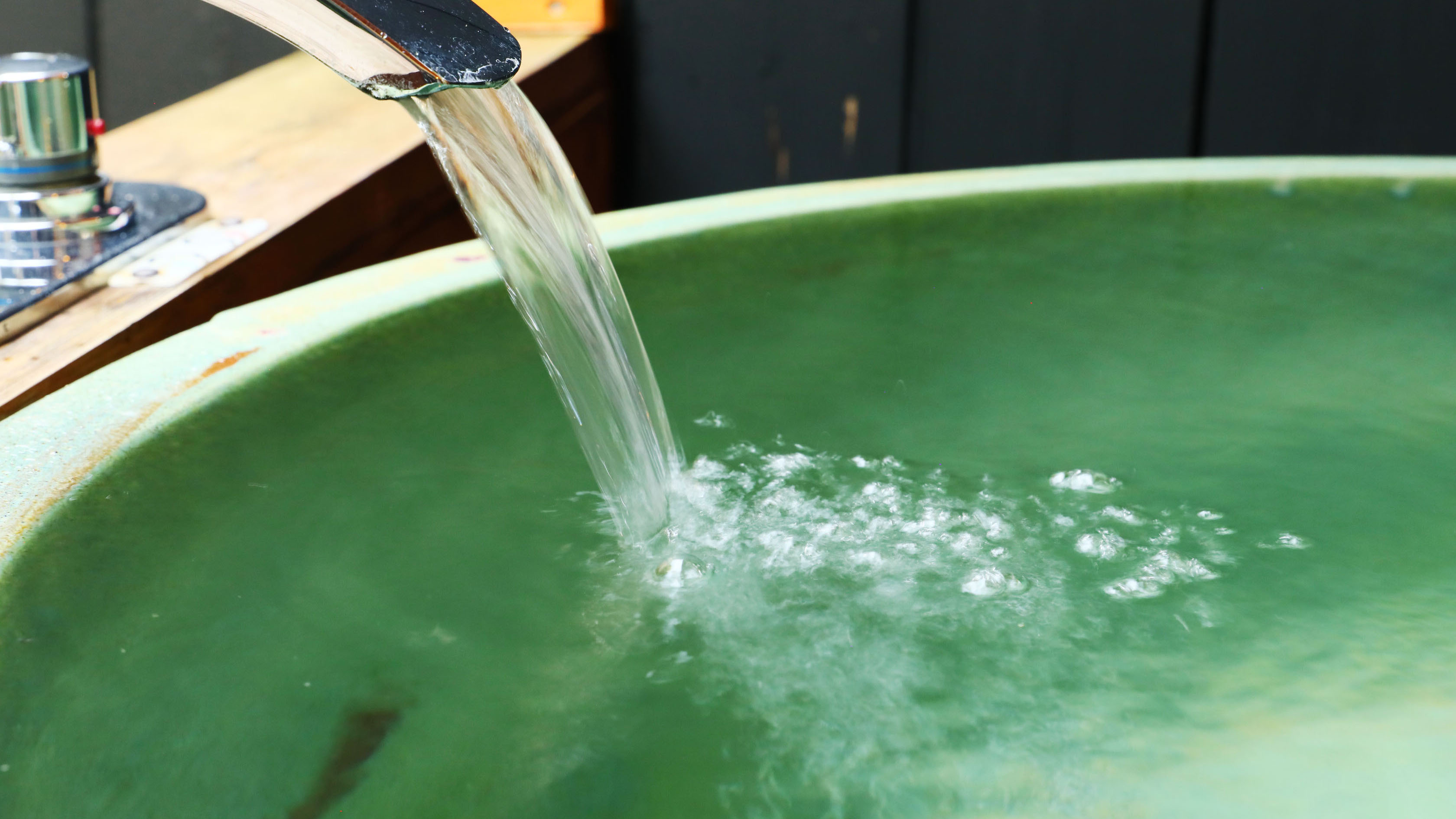 15畳　露天風呂付◆湯船に満ちる湯に身をゆだねて