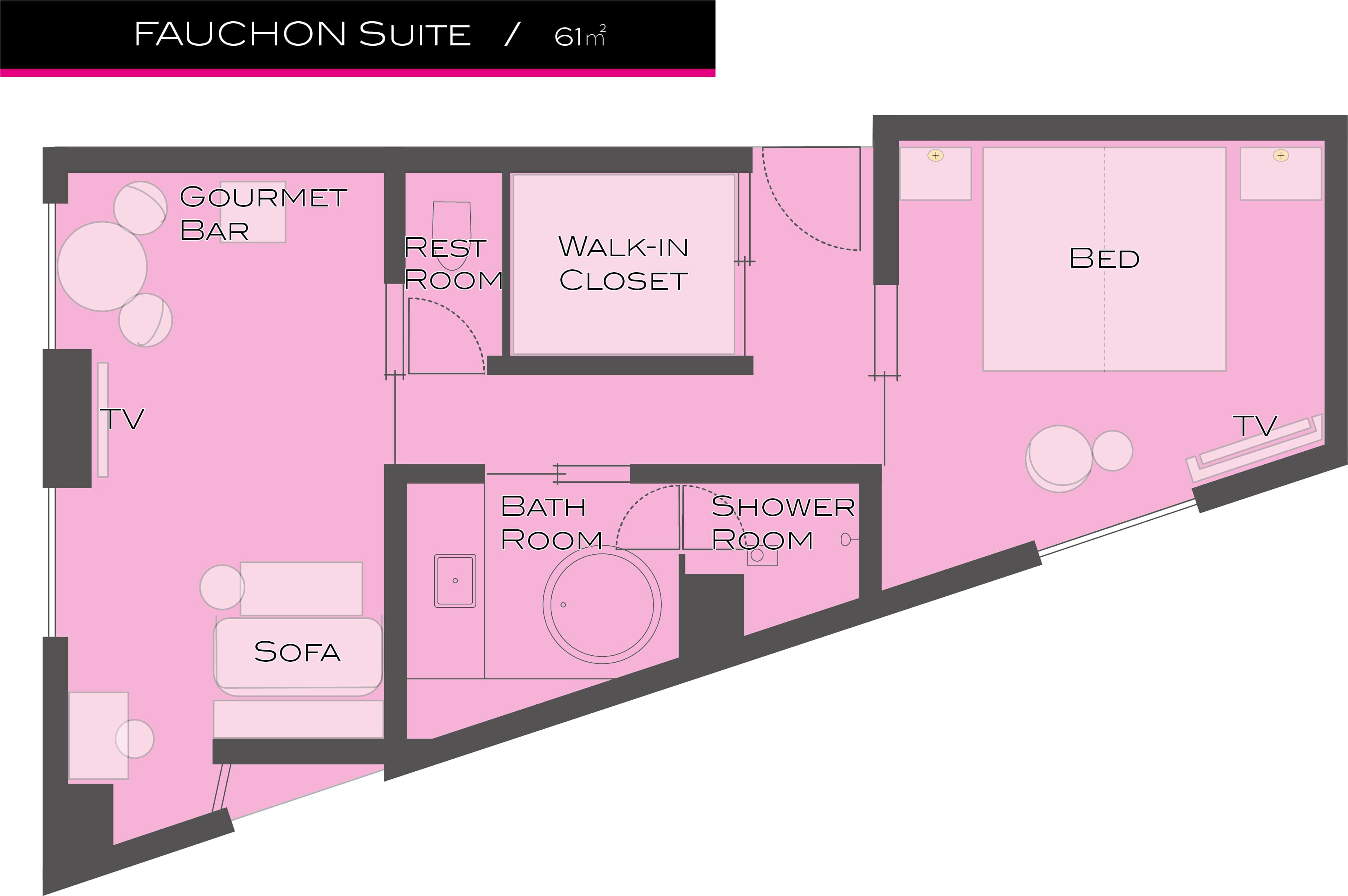 フォションスイート　平面図