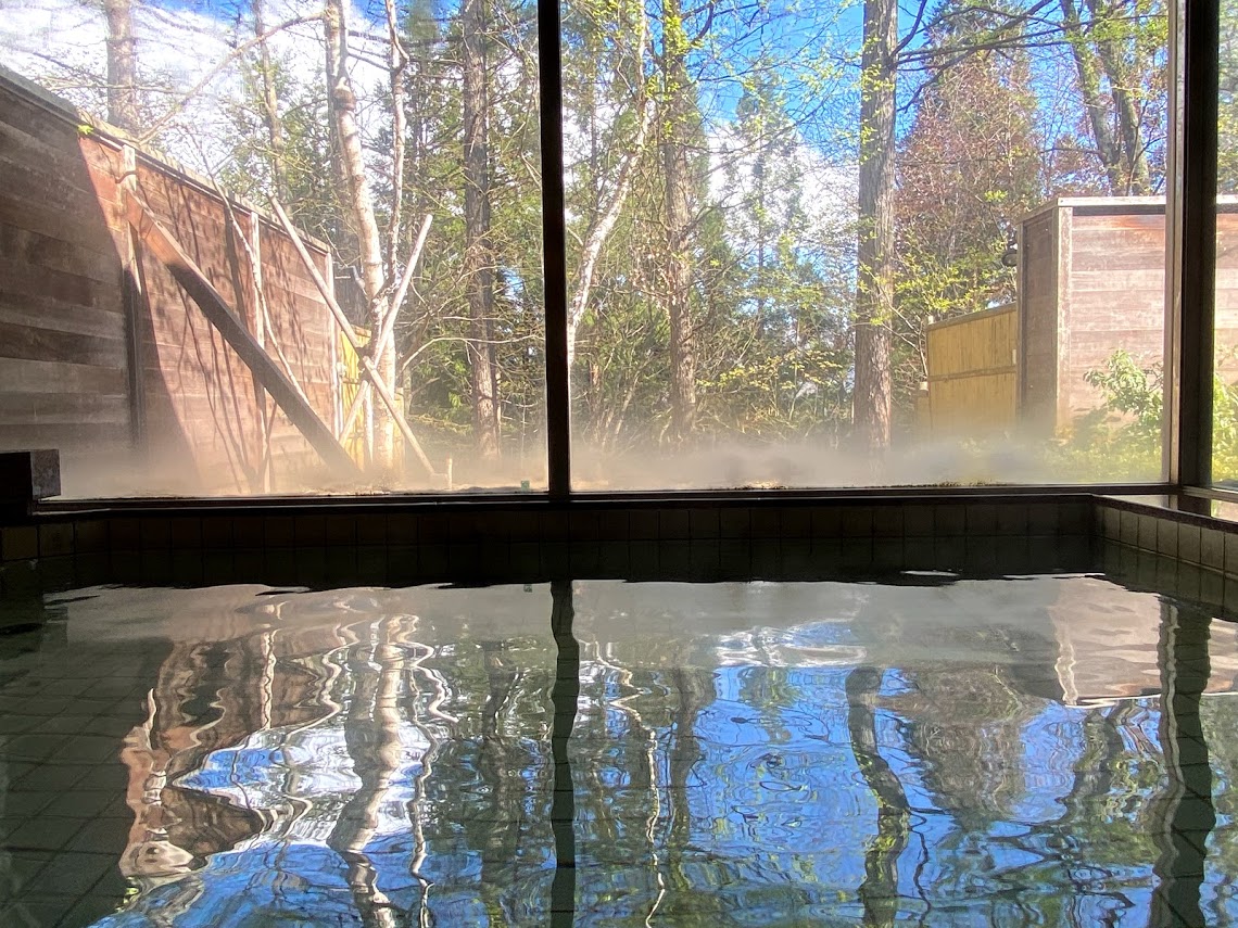 ●貸切浴場からの眺め