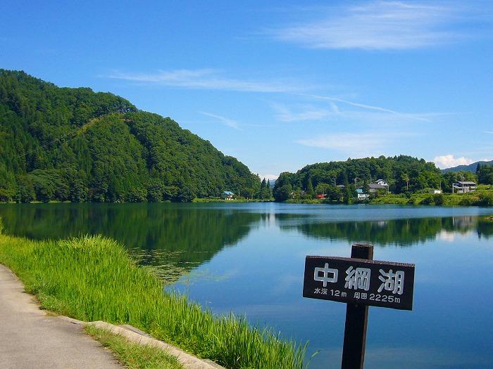 ホテル周辺の景観／夏の中綱湖