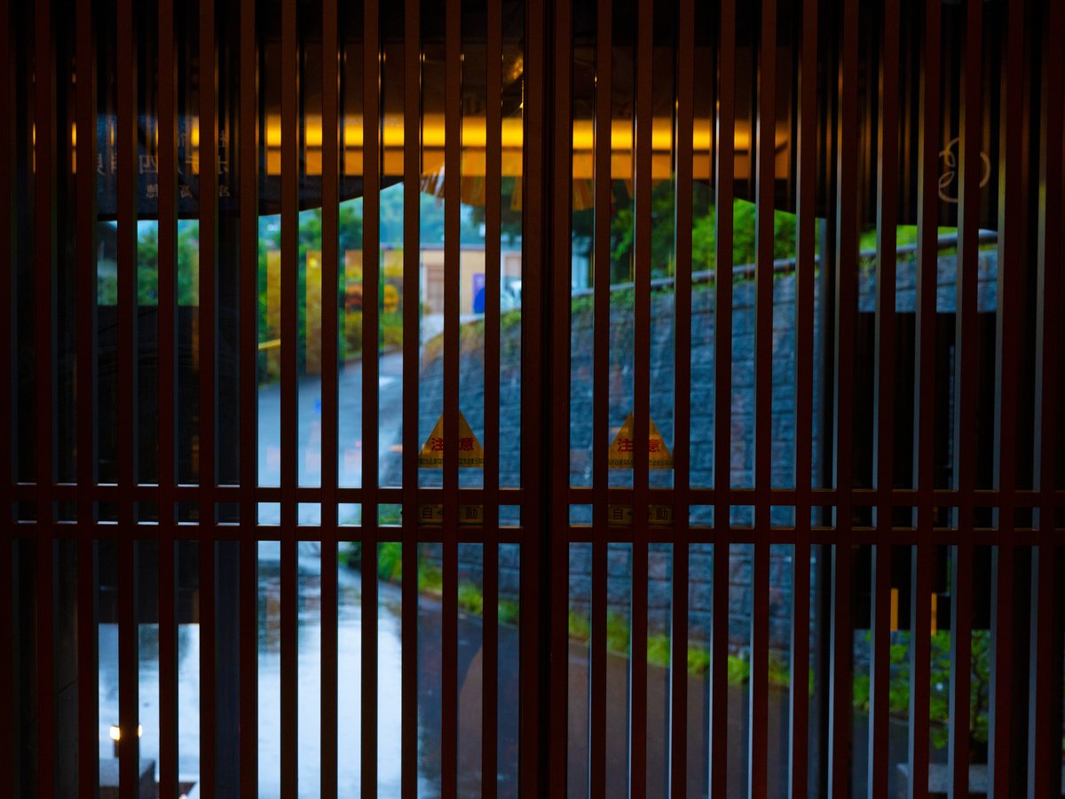 新しいエントランスです。高千穂らしさを取り入れています