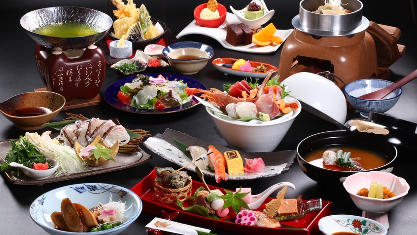 【鯛しゃぶ】丸々1本の鯛を使って織りなす料理の数々★お試し限定鯛コース■2食付