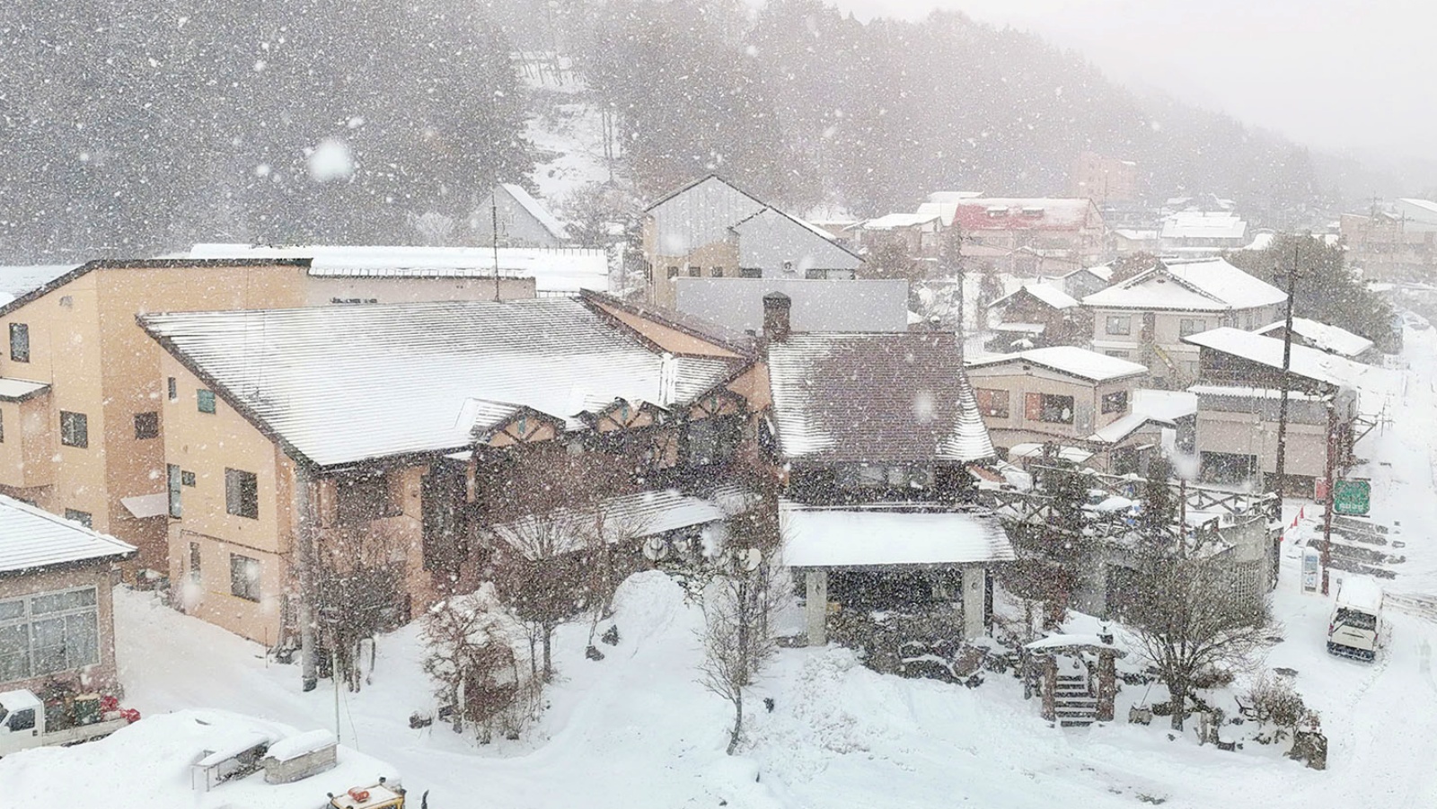 山どんへようこそ♪【冬外観】