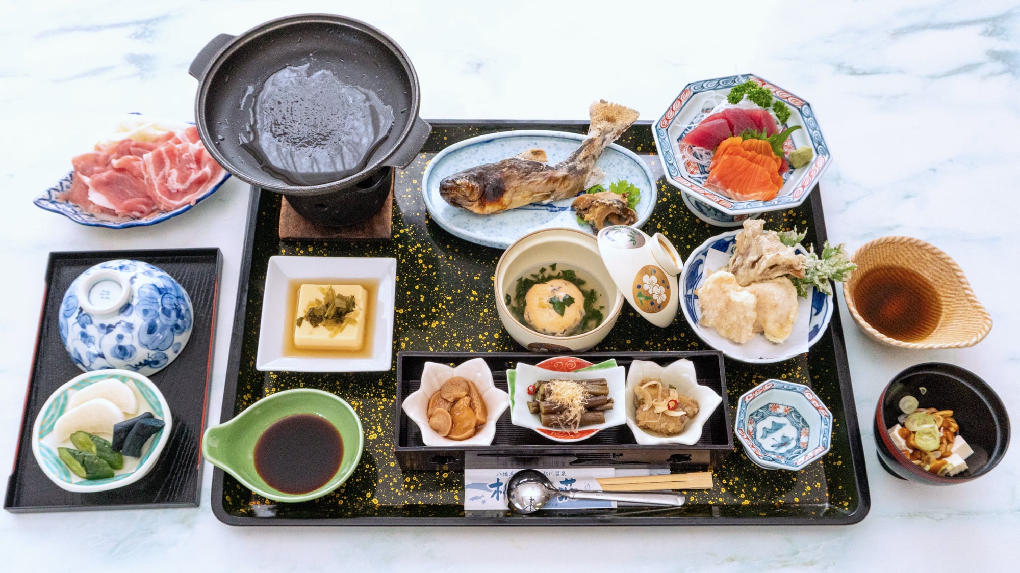 【ご夕食一例】香ばし陶板焼しゃぶ（少なめ）