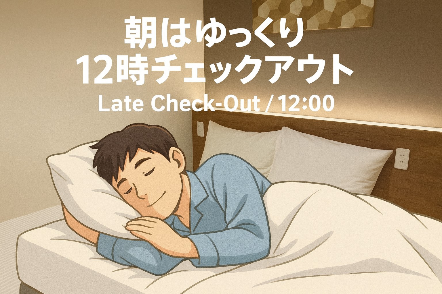 朝はゆっくり過ごしたい方へおススメ！