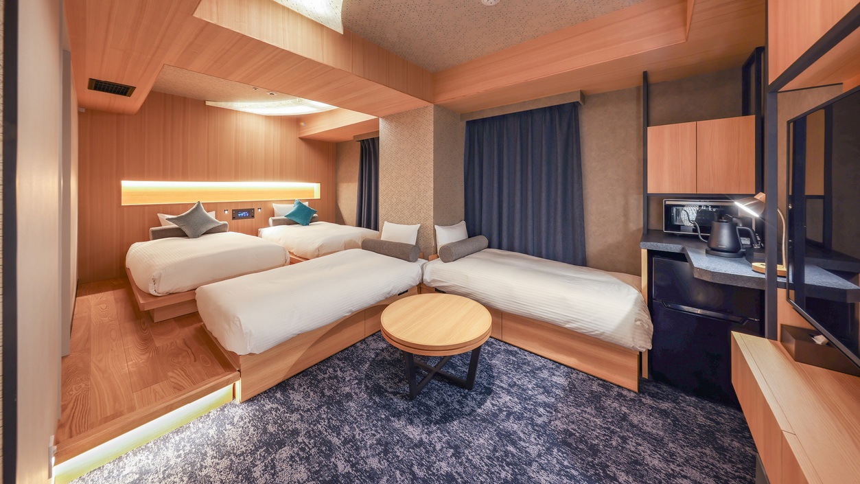 禁煙デラックスツインルーム　＋ソファベッド2台（32平米）