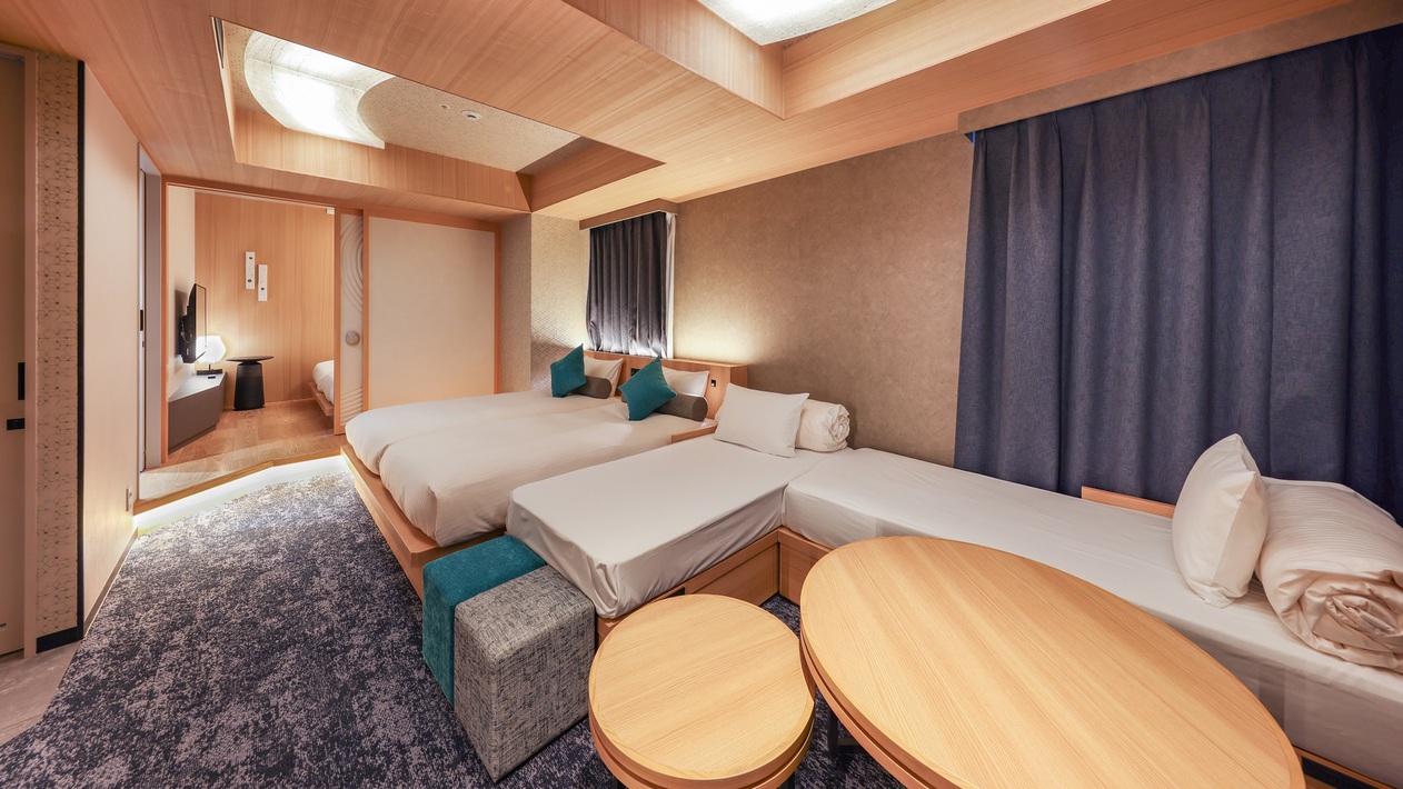 禁煙デラックスフォースルーム　＋ソファベッド2台（48平米）