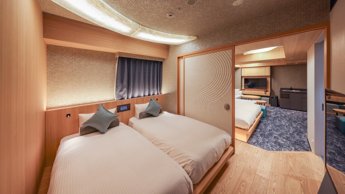 【新客室誕生！！】新客室完成記念プラン！デラックスフォースルームにご宿泊　朝食ビュッフェ付き