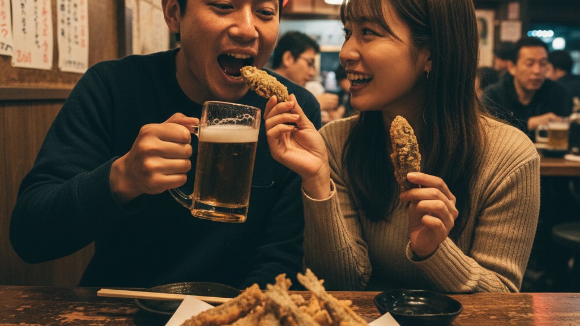 ご当地名物「ガッチョの唐揚げ」を食べて、熊取観光を楽しもう！　※イメージ