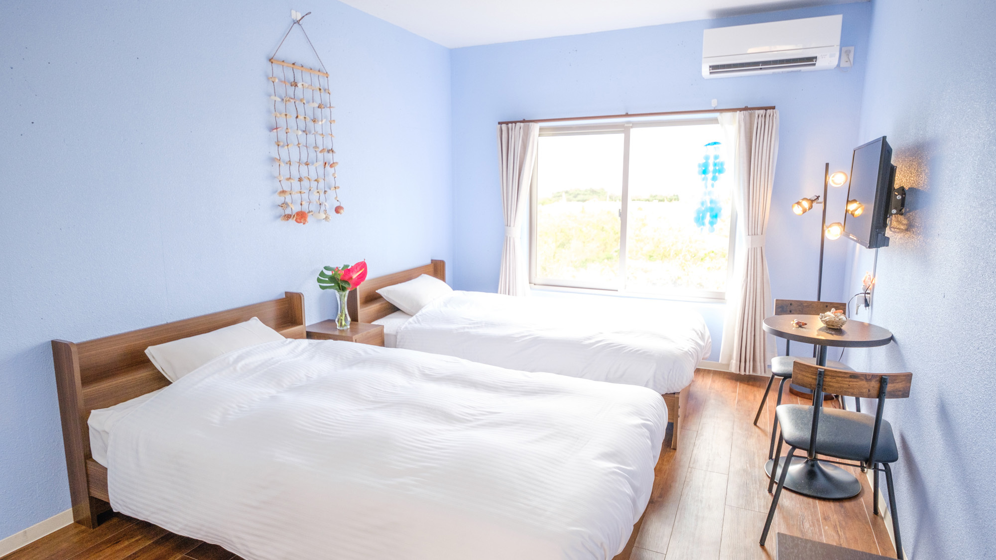 【室数限定】スタンダードツイン（シャワー・トイレ付）【禁煙】