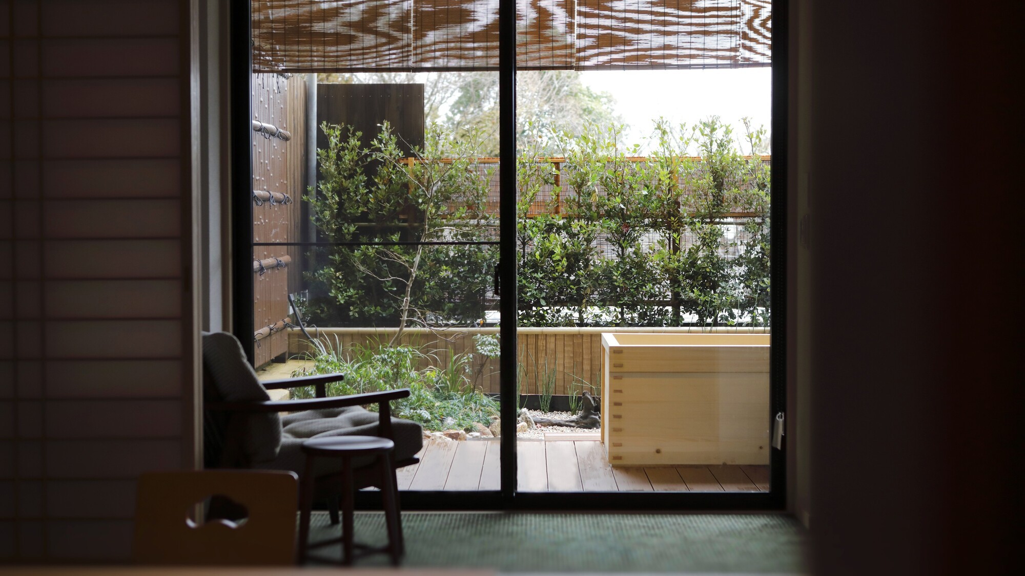 【露天風呂付】坪庭を愛でるデラックス和洋