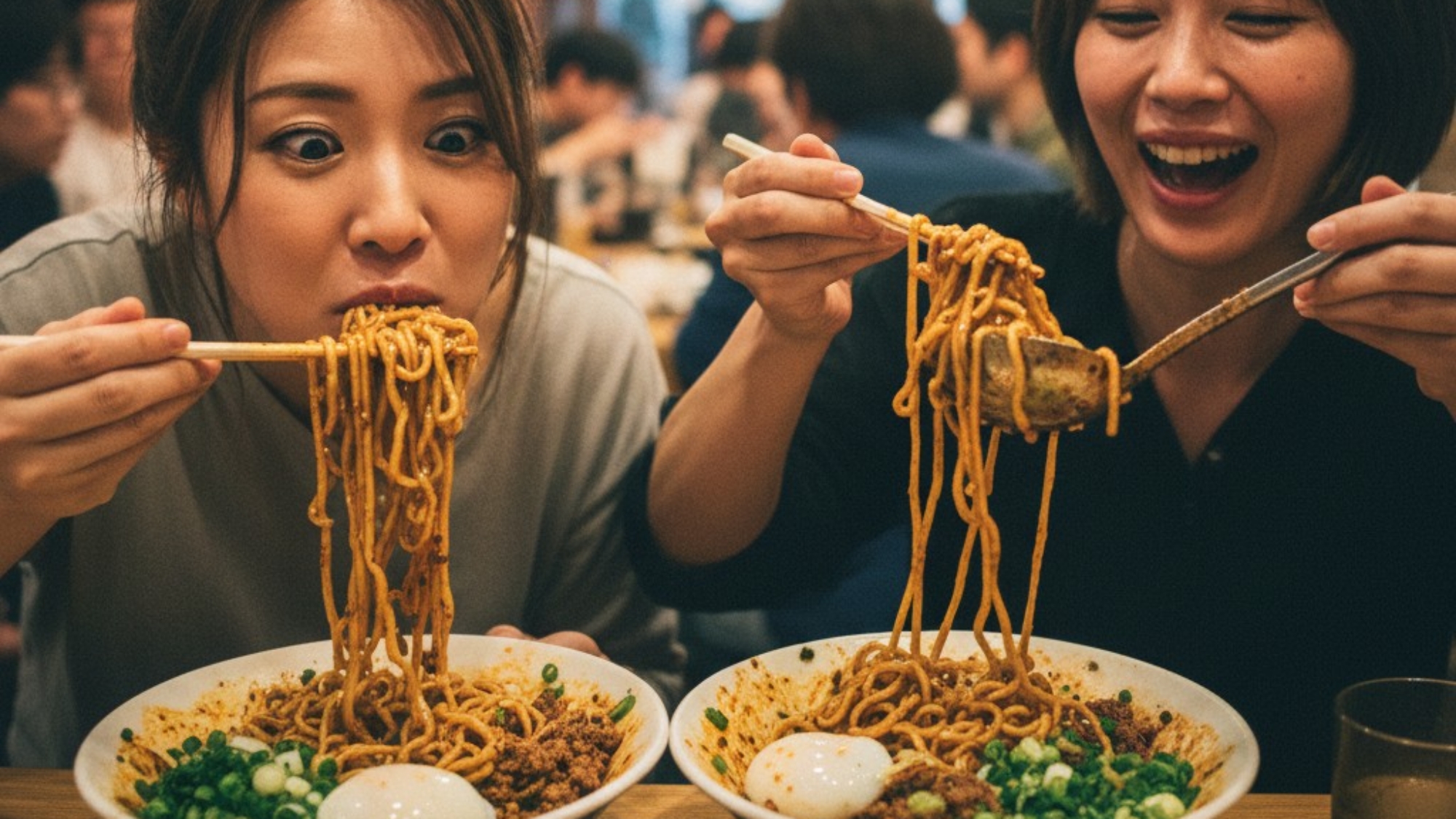 ご当地名物[汁なし担々麵]を食べて広島観光を楽しもう！※イメージ