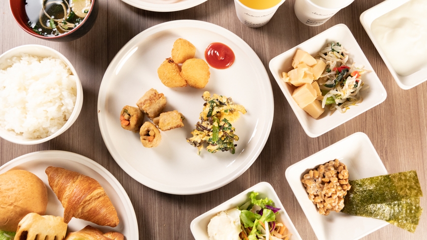 【当日限定】当日のご予約でお得に！☆天然温泉＆焼きたてパン朝食ビュッフェ付