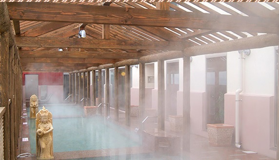 日帰り温泉オーシャン　2階露天風呂（海風呂）