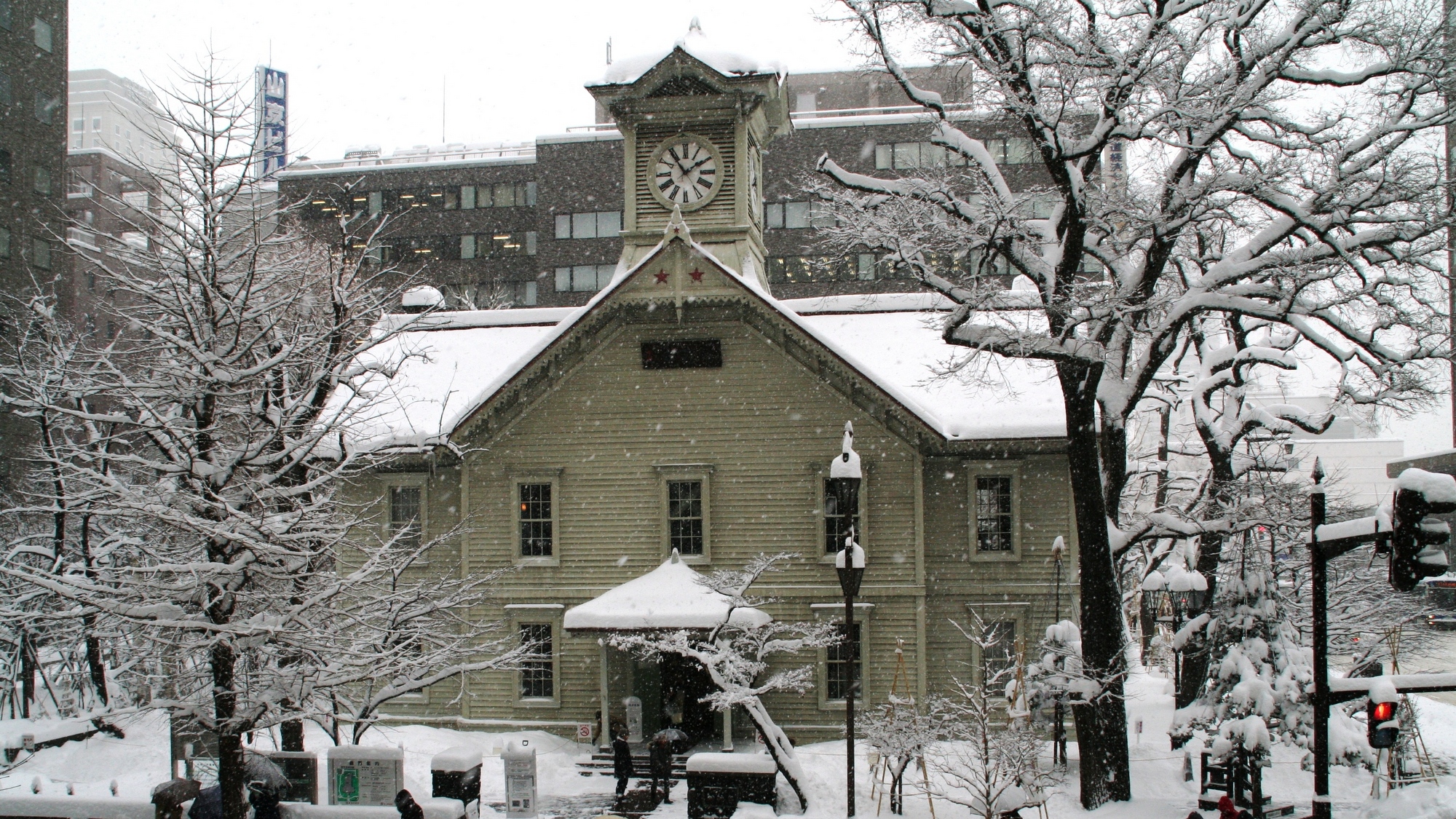 札幌市時計台／雪化粧した様子も