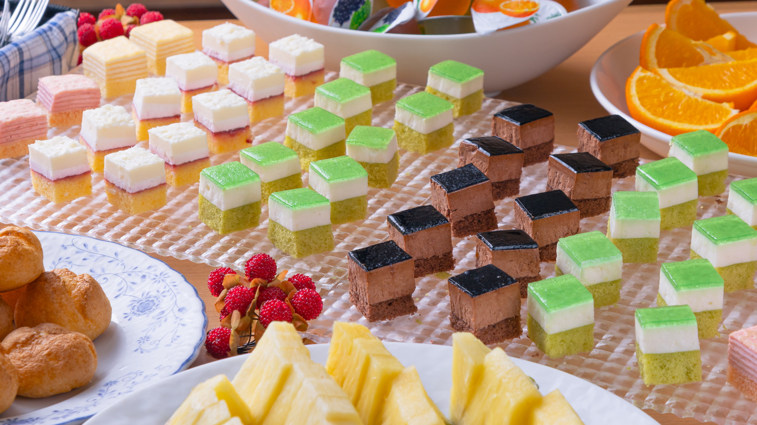 朝食ビュッフェ　スイーツコーナー