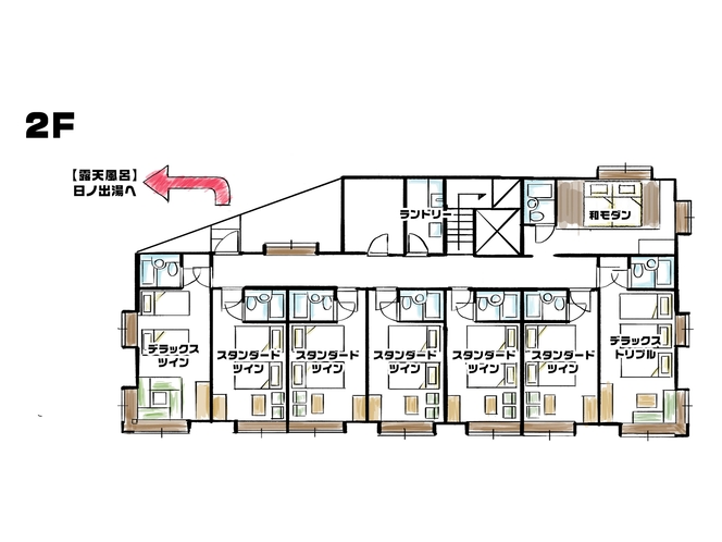 館内マップ　2階